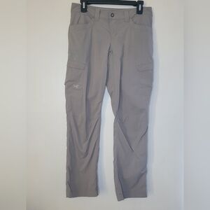Arcteryx Parapet Cargo Pants Women's Size 6 Hiking Fishing Kaleden Belt Loops